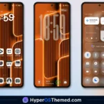 TronM HyperOS Theme with Vibrant Orange Neon Design for Xiaomi & Redmi 1