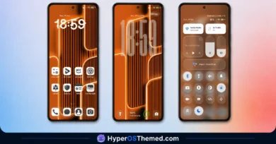 TronM HyperOS Theme with Vibrant Orange Neon Design for Xiaomi & Redmi 1
