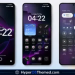 Ungu Hitam HyperOS theme for xiaomi redmi and poco