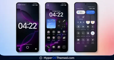 Ungu Hitam HyperOS theme for xiaomi redmi and poco