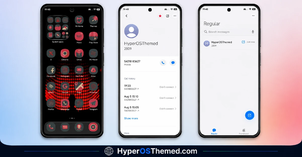 VK Anime HyperOS Theme for xiaomi redmi and POCO 1