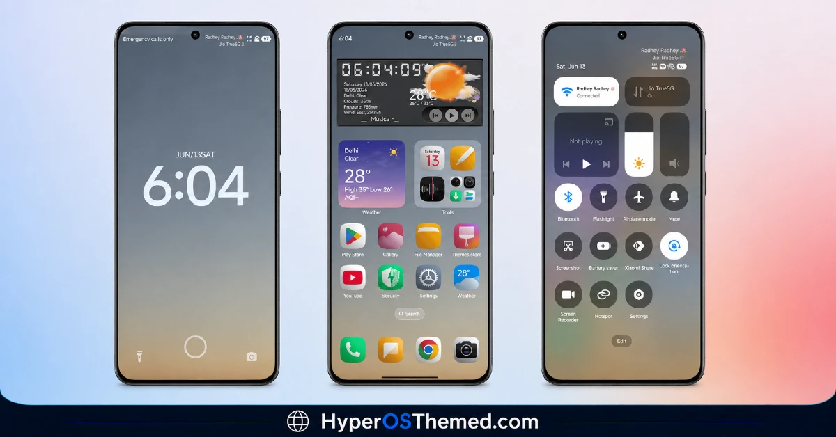 XurupitaV1 HyperOS Theme for xiaomi redmi and POCO