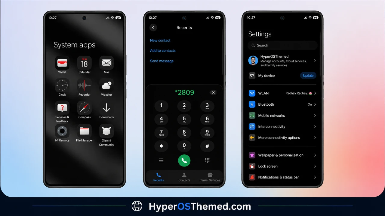 VibrantV HyperOS Theme for Xiaomi, POCO and Redmi Phones 2