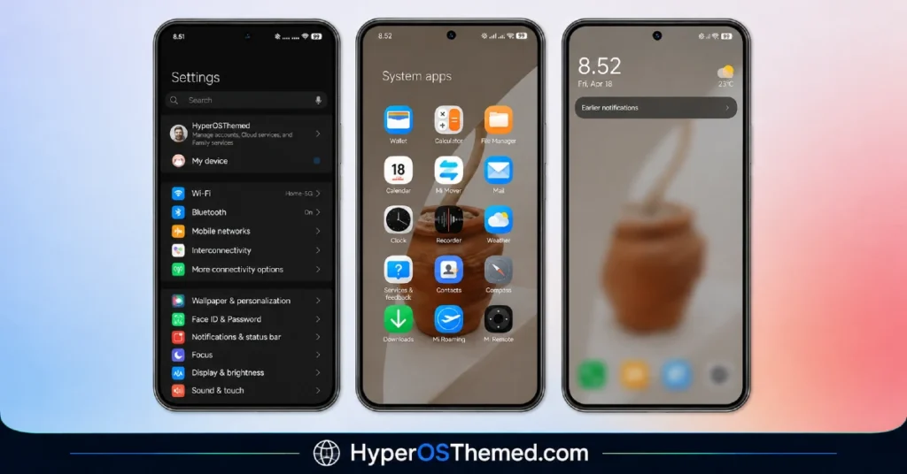 ichi ocha HyperOS Theme for poco xiaomi and redmi 1