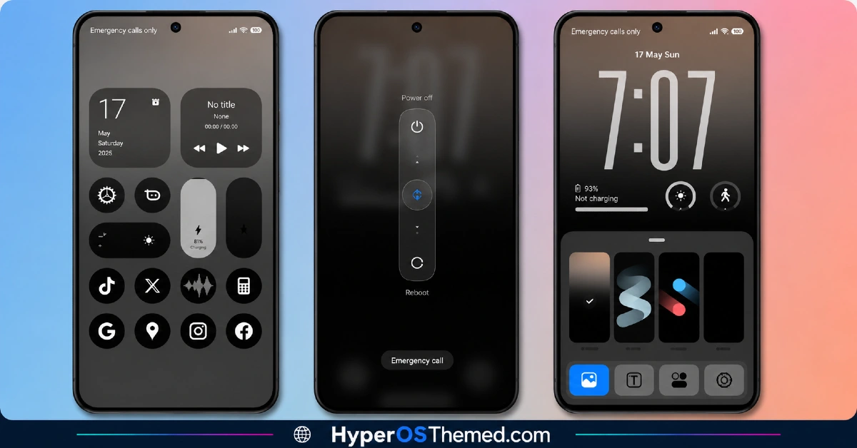 Silent-3 HyperOS 3 Theme For Xiaomi, Redmi and POCO Phones 1