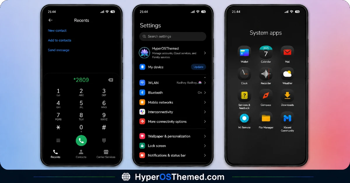 stardark HyperOS Theme 1