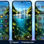 Aquarel HyperOS Theme with Aquatic Glassmorphism Look for Xiaomi, POCO, Redmi 2