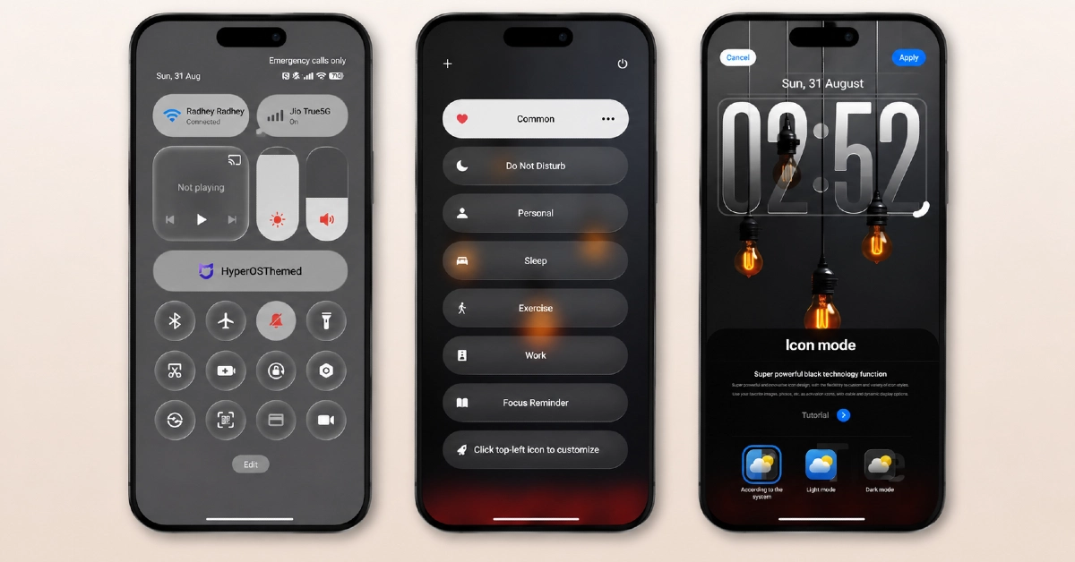 Aurora Pulse HyperOS Theme With Premium Gradient Redesign for Xiaomi, POCO & Redmi 2