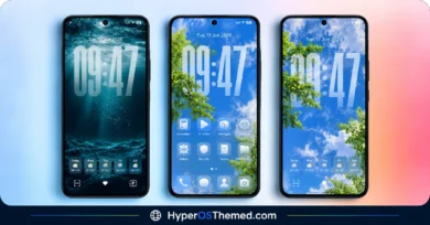 BNB HyperOS Theme with colourful icons and 3D depth-of-field effects for Xiaomi, Redmi and POCO 1