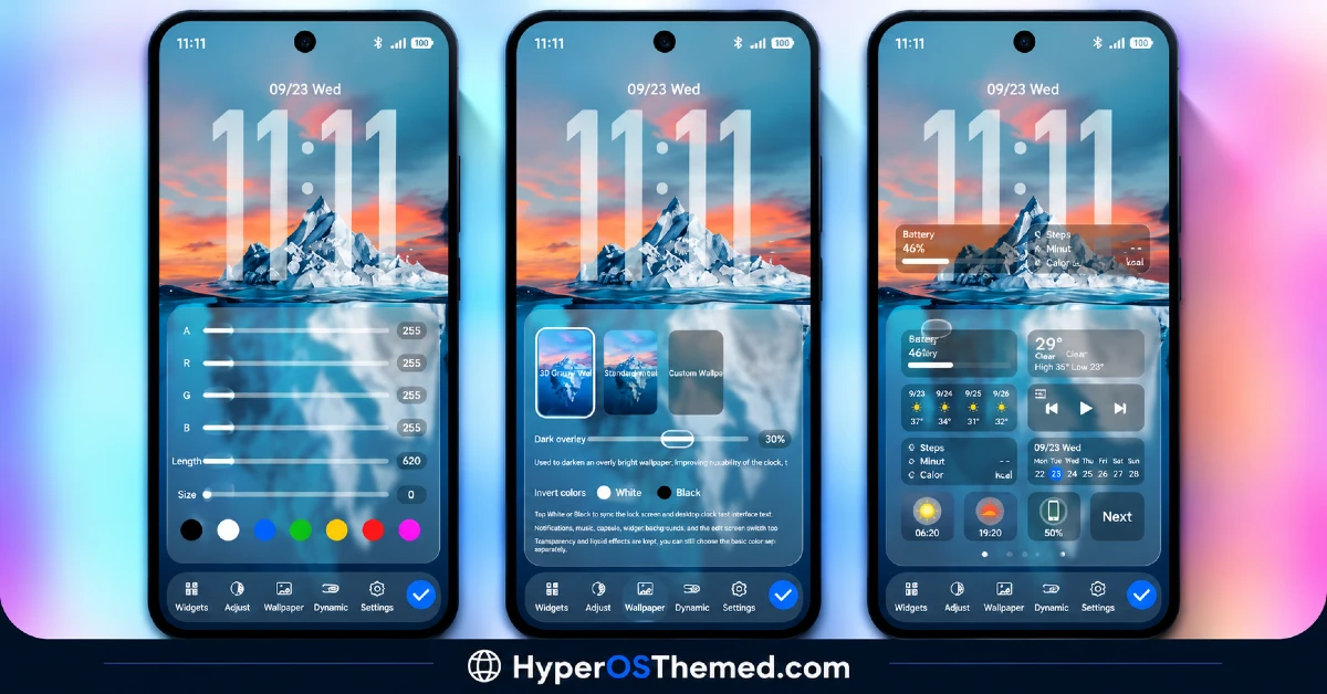 BUSD HyperOS Theme With Clean Premium Design and Custom Lock Screen for Xiaomi, POCO, Redmi 2