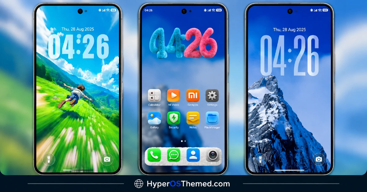 Bitcoin HyperOS Theme with Cartoon 3D Depth of Field for Xiaomi, POCO, Redmi 2