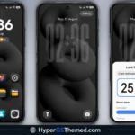 Black OX HyperOS Theme with Premium 3D Business Look for Xiaomi, POCO, Redmi 1