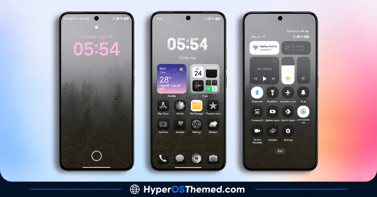 Blosug v2 HyperOS Theme with Minimal Icons, Refined Lock Screen, and a Cleaner System UI