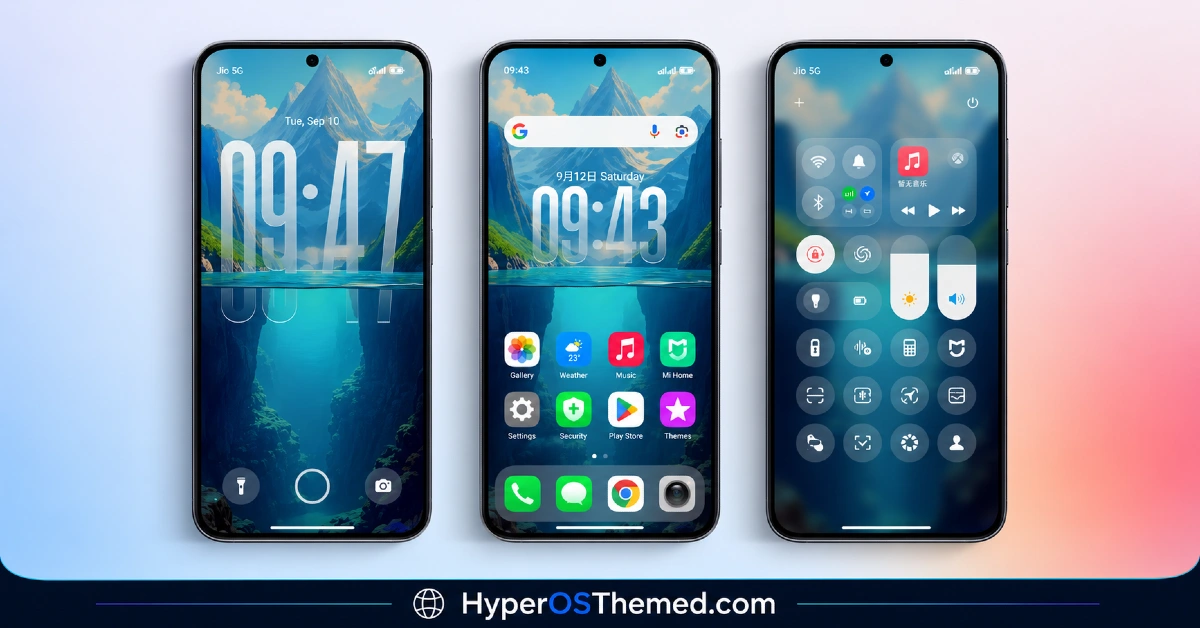 Captain Cook Super 3D HyperOS Theme with Complete iOS Style & Depth Effects for Xiaomi, POCO, Redmi 2