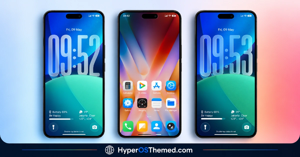 Diamond.V2 HyperOS Theme with Complete iOS-Inspired Theme for Xiaomi, POCO and REDMI Phones 1