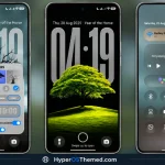 Duskred HyperOS Theme with Dynamic Depth Effect Lock Screen for Xiaomi, POCO, Redmi 2