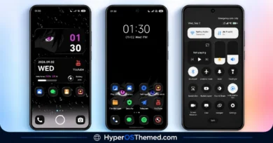 Gaze of Night HyperOS Theme with Premium Black for Xiaomi, POCO and REDMI Phones 1