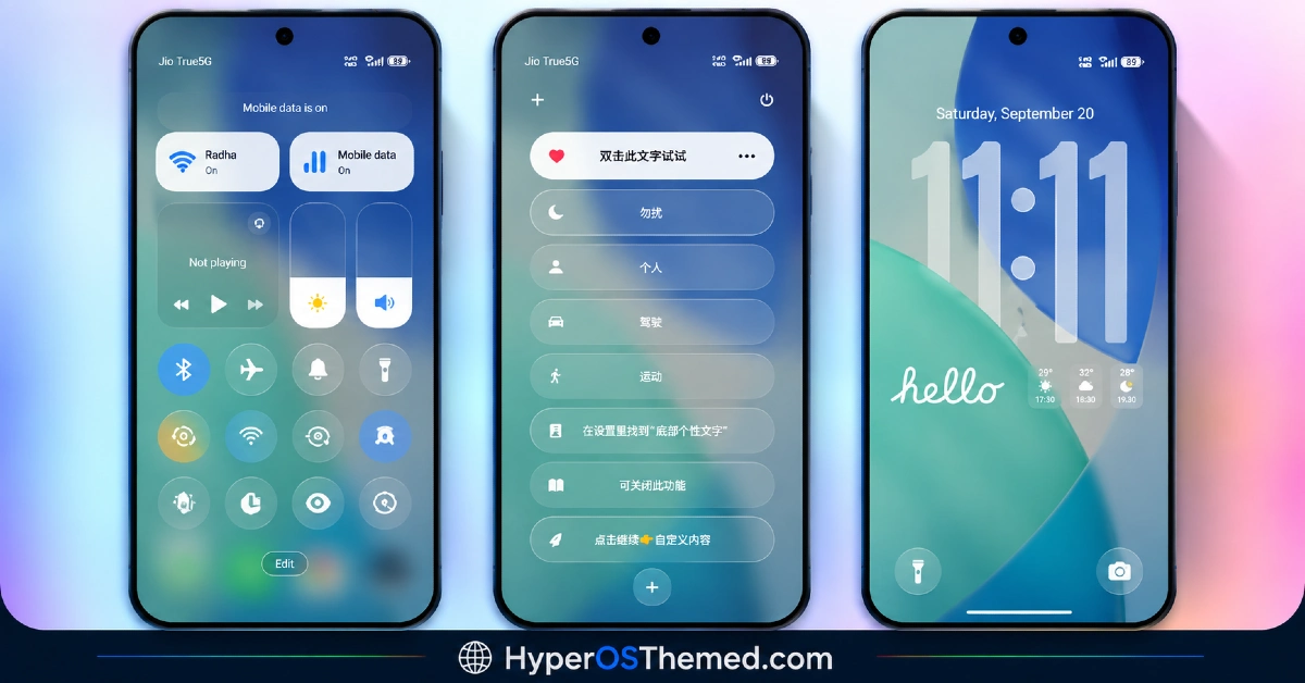 Guofeng 26 HyperOS Theme with iOS 26 Style for Xiaomi, POCO, Redmi 2