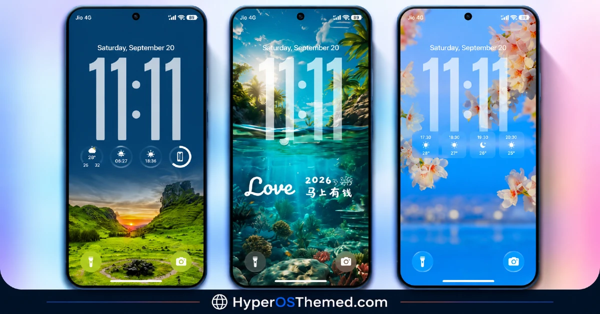 Guofeng 26 HyperOS Theme with iOS 26 Style for Xiaomi, POCO, Redmi 3