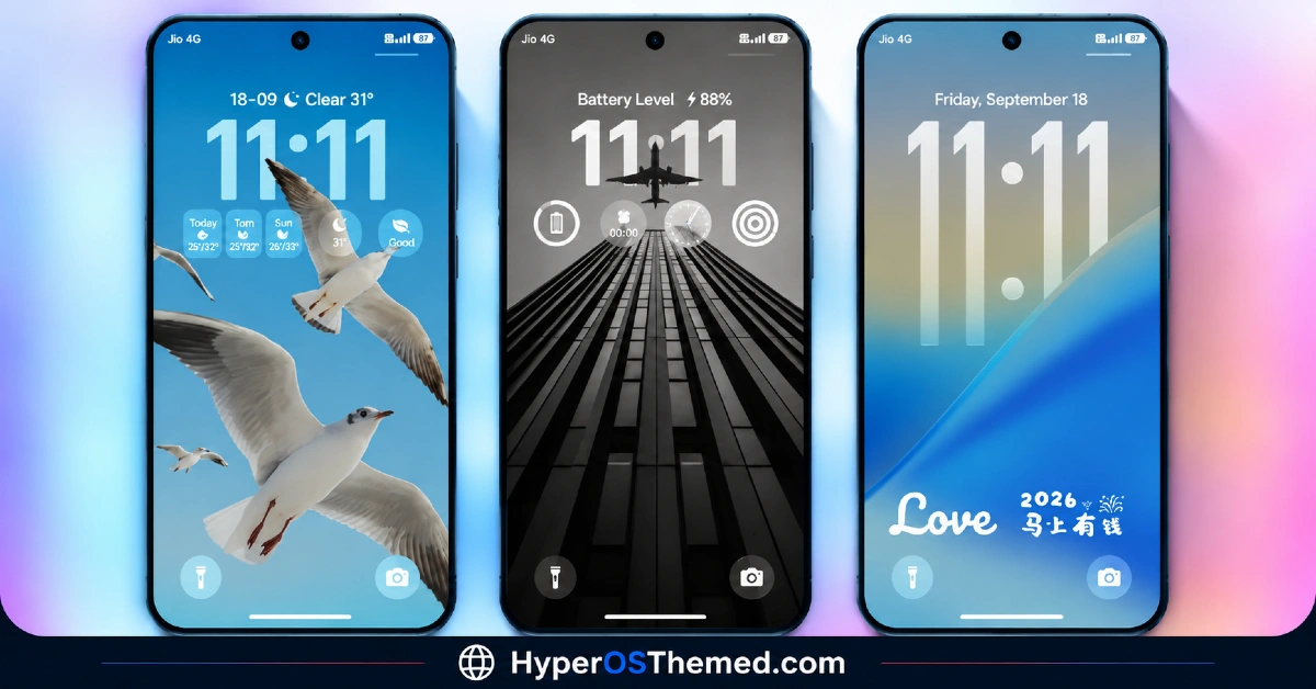 Guofeng 26 Lite Edition HyperOS Theme with Lighter iOS-Style Build for Xiaomi, POCO, Redmi 3