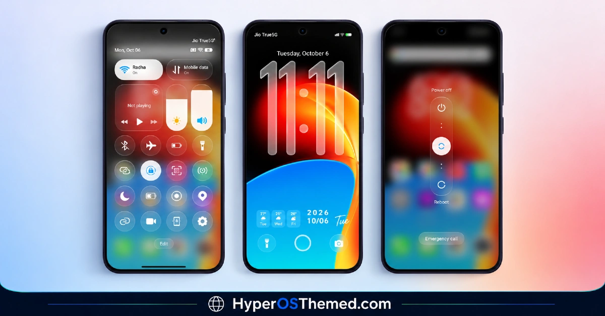 Guofeng 27 HyperOS Theme with iOS 27 Style UI, Redesigned Icons, and a Revamped Control Center 1