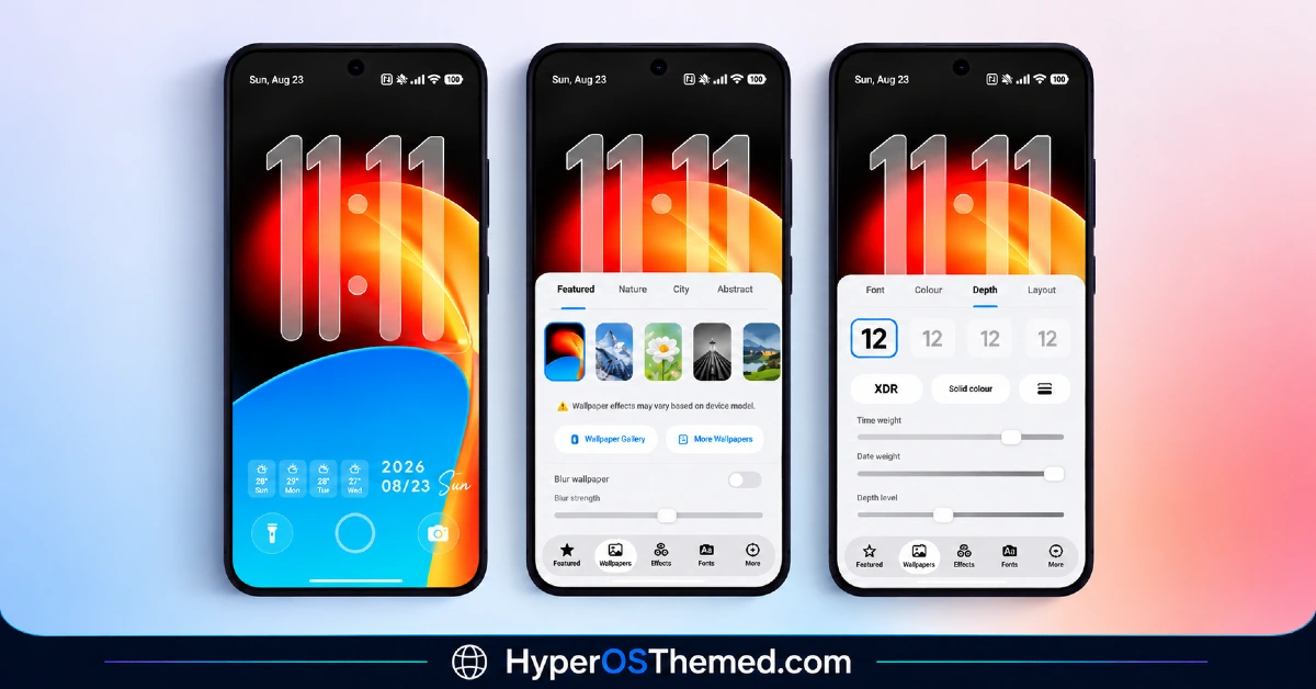 Guofeng 27 HyperOS Theme with iOS 27 Style UI, Redesigned Icons, and a Revamped Control Center 3