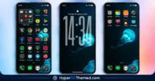 JellyB HyperOS Theme with Dark Sea Colour Palette for Xiaomi, POCO and REDMI Phones 1