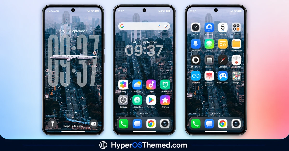 LIUI Extreme HyperOS Theme for Xiaomi, POCO and REDMI Phones 1