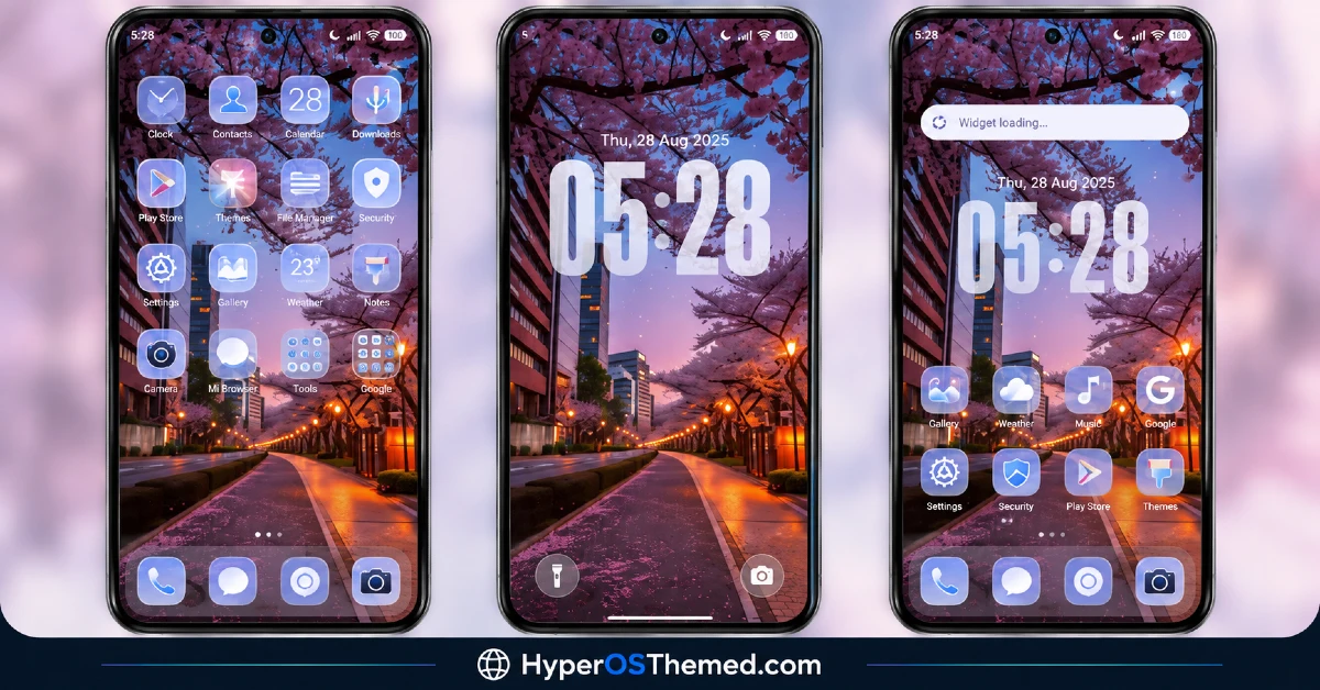 LTC HyperOS Theme – Depth Effect Lock Screen for Xiaomi, POCO, Redmi