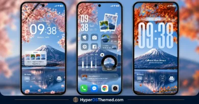 Lake Frame HyperOS Theme with Gradient Icons For Xiaomi, POCO, Redmi 1