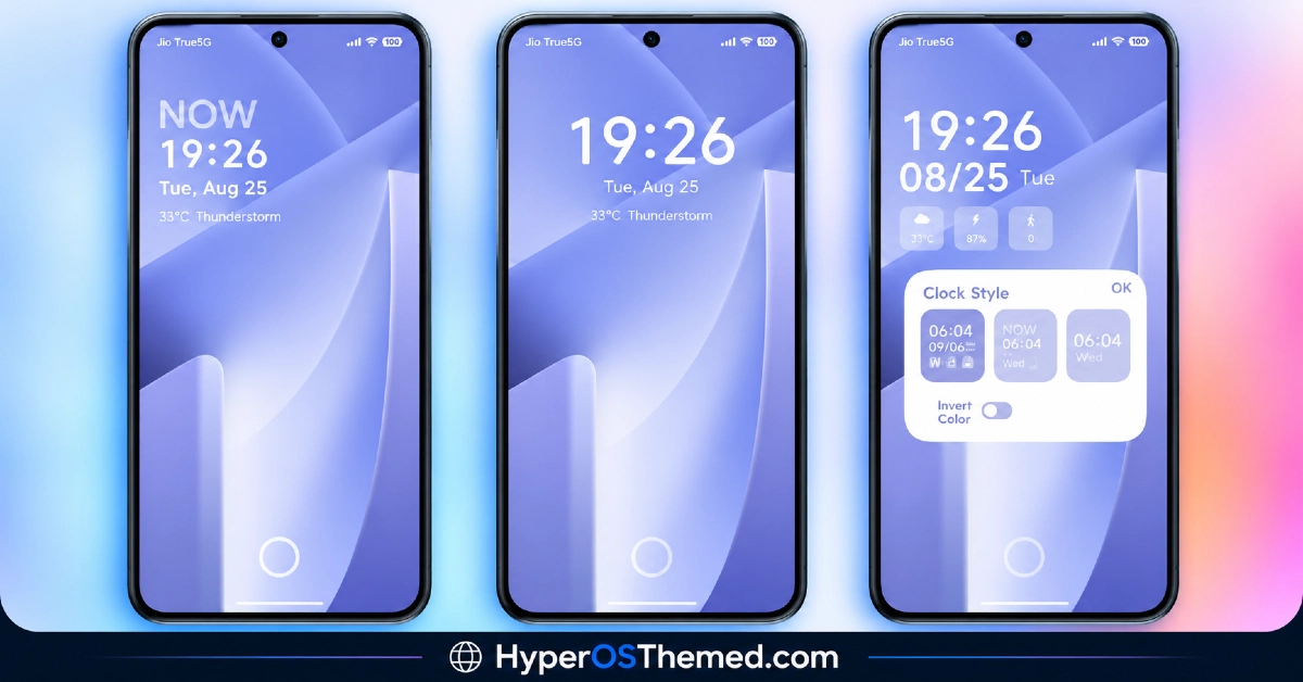 Muses HyperOS Theme with Premium Icon Design for Xiaomi, POCO, Redmi 3