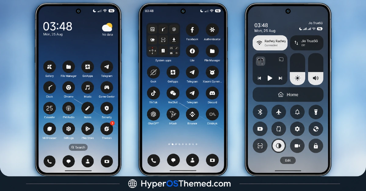 NothingOS HyperOS Theme – Nothing Phone-Inspired Look for Xiaomi, POCO, Redmi 2