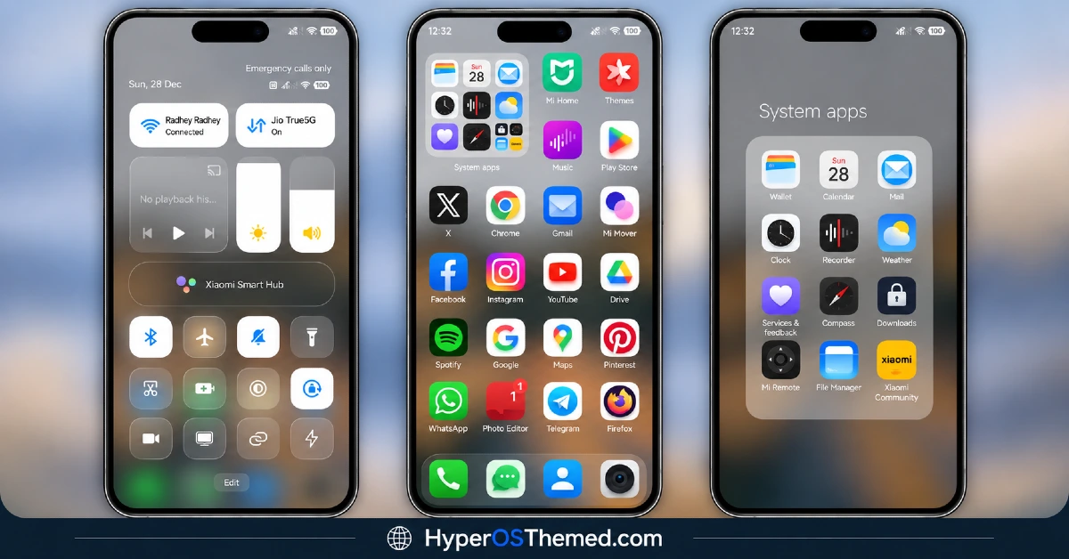 OX Colours HyperOS Theme – Vibrant Customizable Wallpapers for Xiaomi, POCO, Redmi 3