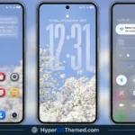OX F3 HyperOS Theme with Cartoon One UI Style with Dynamic Lock Screen for Xiaomi, POCO, Redmi 1