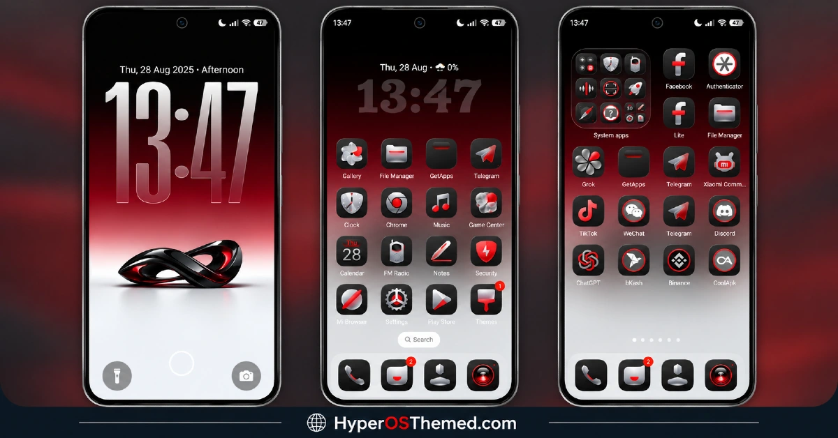OX GR4 HyperOS Theme for Xiaomi, POCO, Redmi 1