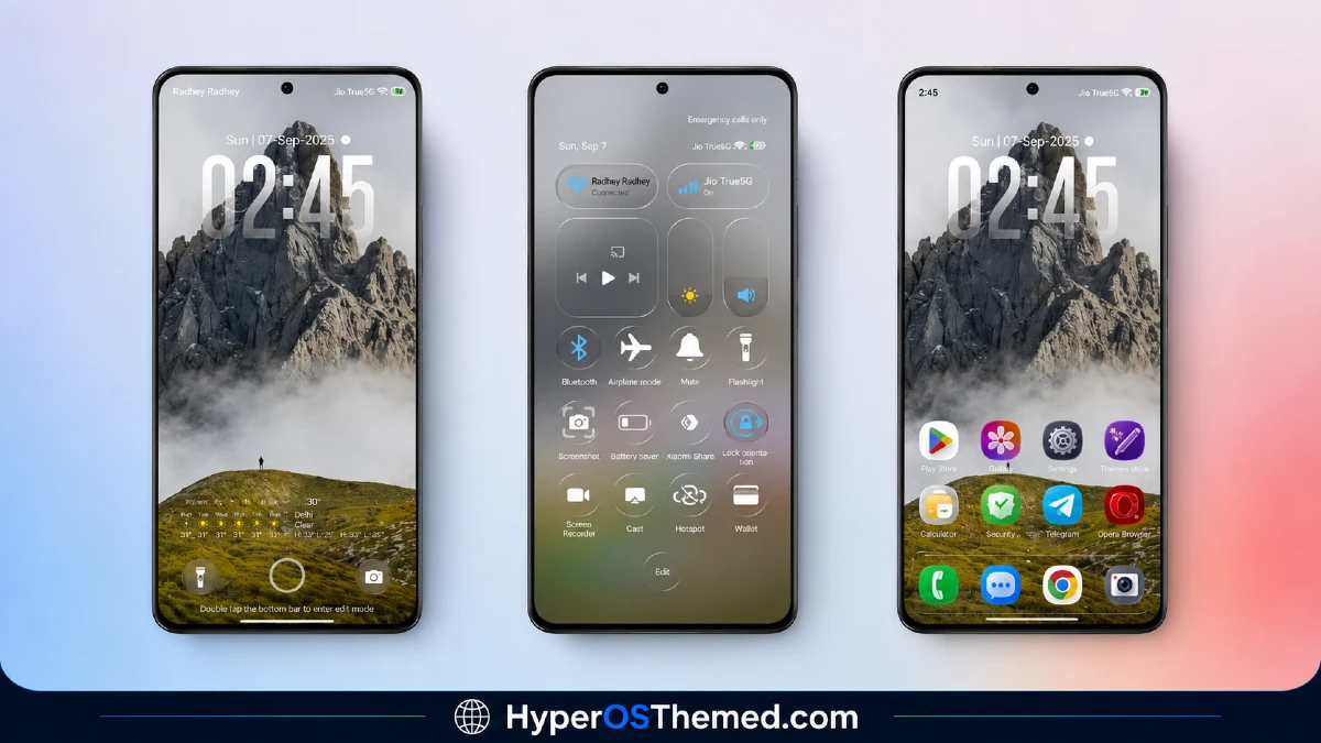 OX S1 HyperOS Theme for Xiaomi, POCO and REDMI Phones 1