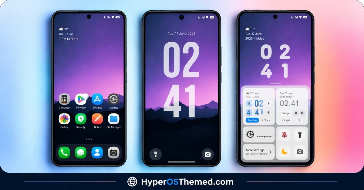 Pooxel HyperOS Theme for Xiaomi, POCO and REDMI Phones 1