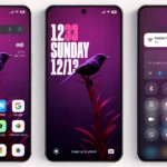 Purple G HyperOS Theme with Dark Mode Gradient & Depth Effect for Xiaomi, POC O, Redmi 1