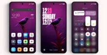 Purple G HyperOS Theme with Dark Mode Gradient & Depth Effect for Xiaomi, POC O, Redmi 1