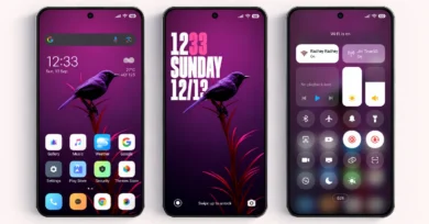 Purple G HyperOS Theme with Dark Mode Gradient & Depth Effect for Xiaomi, POC O, Redmi 1