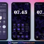 Purple Stars HyperOS Theme with Clean Minimal Redesign for Xiaomi, POCO & Redmi