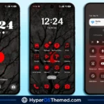 Red Moon HyperOS Theme ~ Red-Toned Dark One UI Style for Xiaomi, POCO, Redmi