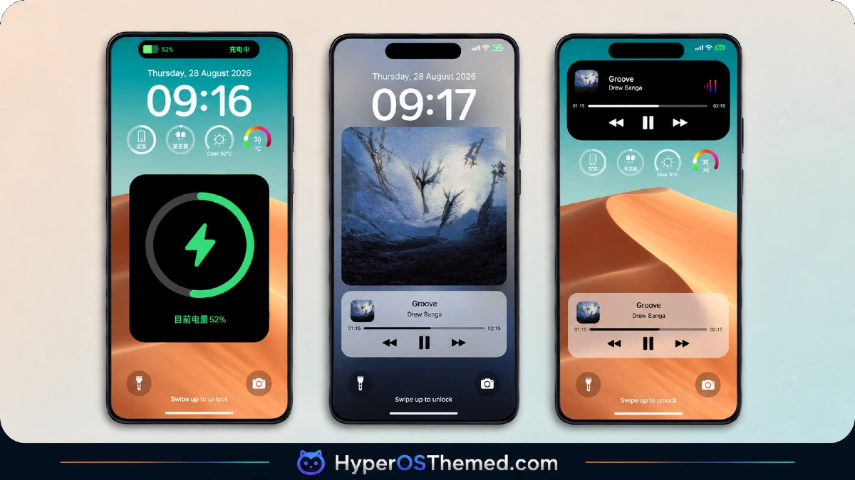 Super Surging 3 HyperOS Theme with iOS-Style Dynamic Island for Xiaomi, POCO and REDMI Phones 2