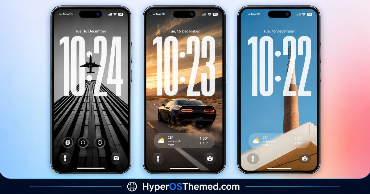 Translucent HyperOS Theme with iOS-Inspired Glass Effect for Xiaomi, POCO and REDMI Phones 2