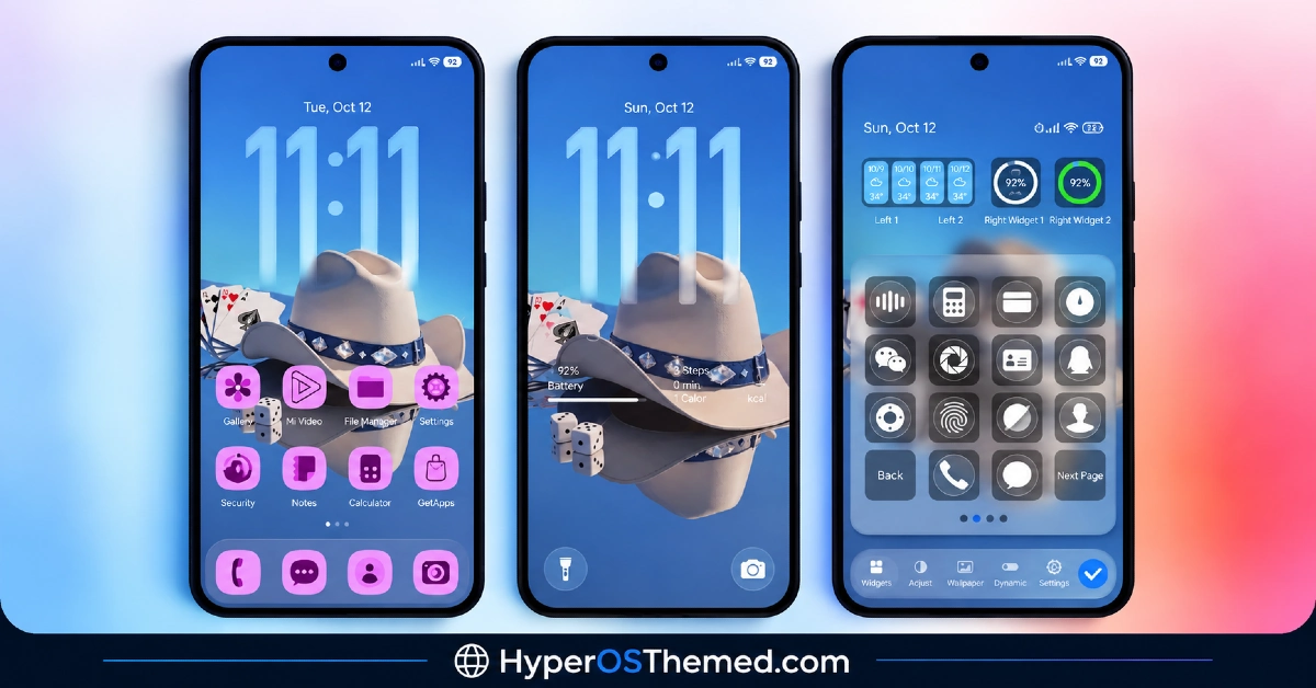 VK 26 HyperOS Theme Redesigned Icon Pack, Cleaner Control Center, and Refined Settings Interface