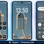 VK Black Glass🖤 HyperOS Theme with Surreal 3D Wallpaper for Xiaomi, POCO, Redmi 1