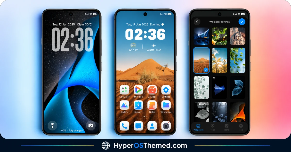 VK Blue💙 HyperOS Theme for Xiaomi, POCO and REDMI Phones 1