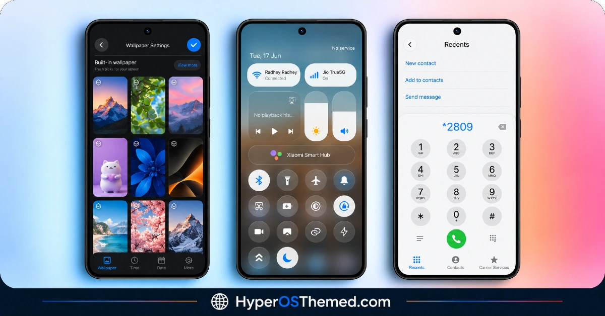 VK Blue💙 HyperOS Theme for Xiaomi, POCO and REDMI Phones 3