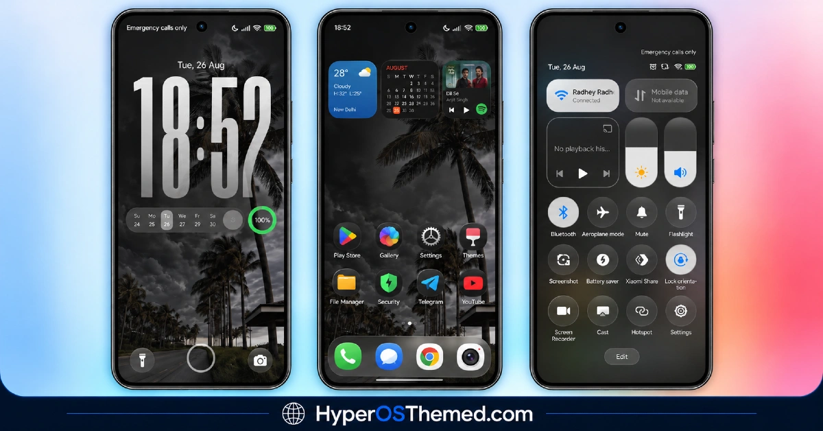 Velvet HyperOS Theme for Xiaomi, POCO and REDMI Phones 1