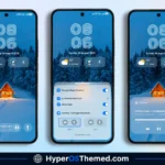 Whitedust HyperOS Theme with Minimalist Green Gradient and Custom Widgets for Xiaomi, POCO, Redmi 1